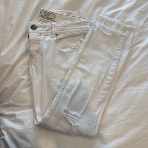 Free People White Jeans
